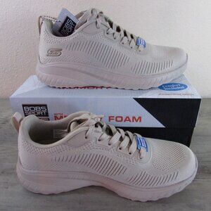 Skecher's Women's Bobs Sport Squad Chaos - Face Off Sneaker - 117209/Nude